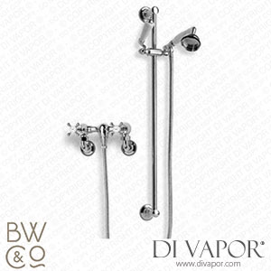 Barber Wilsons 6001 Wall Mounted Manual Shower with Slide Rail & Hand Shower Spare Parts