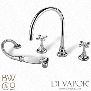 Barber Wilsons GFC1040 Regent 1890 4 Hole Deck Mounted Kitchen Tap with Spray and Spout Spare Parts