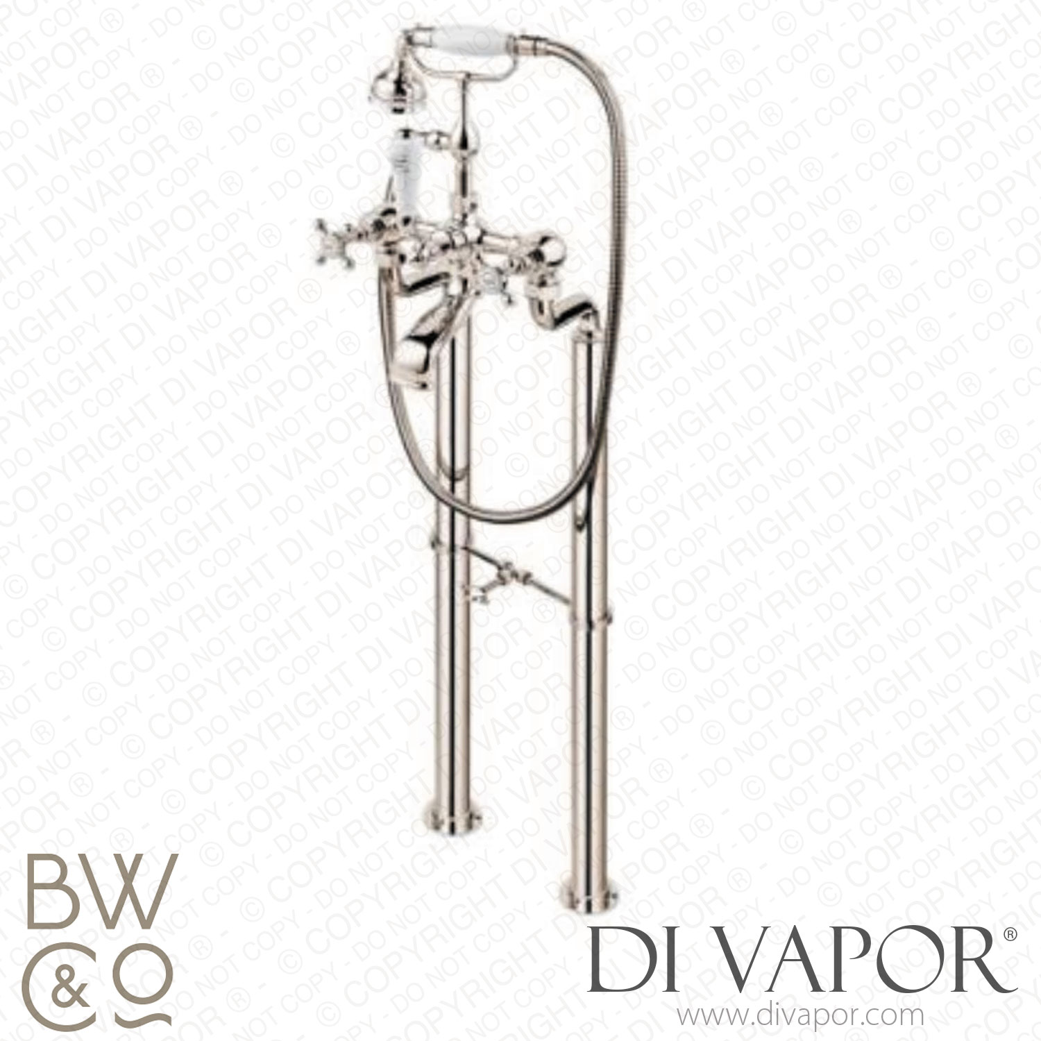 Barber Wilsons R4310-18 Regent 1890 Freestanding Bath Shower Mixer ...