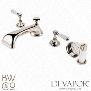 Barber Wilsons RCL3484-18 1890 Regent China Lever Bath Set with SPout Diverter and Spray Spare Parts