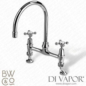 Barber Wilsons RFB6450 Regent Basin Tap with 4 1/2 Inch Spout and Pop-Up Waste Spare Parts