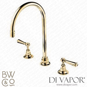 Barber WIlsons RML1020-18 Regent 1890 Metal Lever 3 Hole Kitchen Tap No Spray Spare Parts