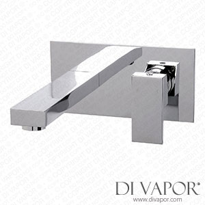 Better Bathrooms BeBa_10720 Wall Mounted Chrome Basin Mixer Tap - Cube Spare Parts