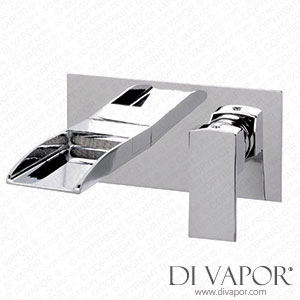 Better Bathrooms BeBa_11060 Chrome Waterfall Wall Mounted Bath Mixer Tap - Tabor Spare Parts