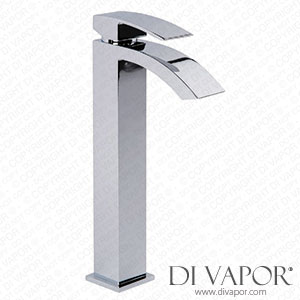 Better Bathrooms BeBa_11429 Tall Chrome Mono Basin Mixer Tap - Wave Spare Parts