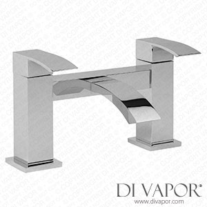 Better Bathrooms BeBa_11434 Chrome Bath Mixer Tap - Wave Spare Parts