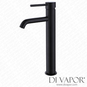 Better Bathrooms BeBa_25469 Tall Black Single Lever Mono Basin Mixer Tap - Arissa Spare Parts