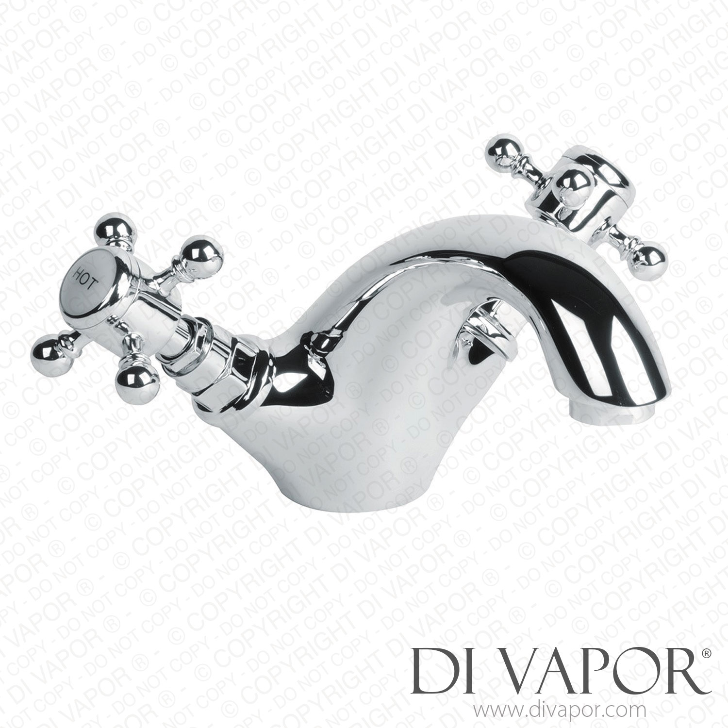 Better Bathrooms BeBa_26704 Chrome Basin Mixer Tap Oxford Spare Parts