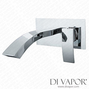 Better Bathrooms BeBa_26711 Wall Mounted Chrome Basin Mixer Tap - Wave Spare Parts
