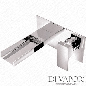 Better Bathrooms BeBa_26714 Chrome Wall Mounted Bath Mixer Tap - Quadra Spare Parts
