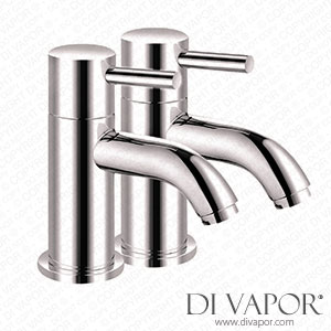 Better Bathrooms BeBa_26721 Chrome Basin Pillar Taps - S9 Spare Parts
