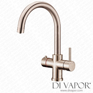 Better Bathrooms BeBa_26794 Pronto 3 In 1 Boiling Water Tap Twin Lever In Copper Spare Parts