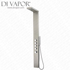 Better Bathrooms BeBa_26849 Chrome Thermostatic Shower Tower- Provo Spare Parts
