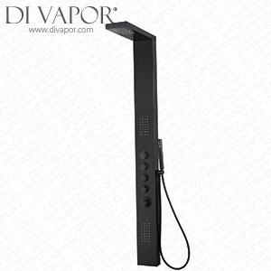 Better Bathrooms BeBa_26850 Black Thermostatic Shower Tower with Pencil Handset - Provo Spare Parts