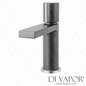 Better Bathrooms BeBa_27171 Grey Mono Basin Mixer Tap with Waste - Cosmo Spare Parts