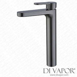 Better Bathrooms BeBa_27693 Tall Grey Mono Basin Mixer Tap - Zorah Spare Parts
