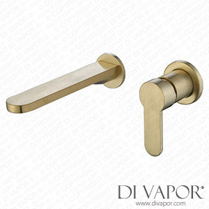 Better Bathrooms BeBa_27695 Wall Mounted Brass Basin Mixer Tap - Zorah Spare Parts