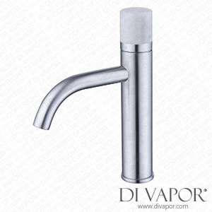 Better Bathrooms BeBa_27712 Brushed Chrome Mono Basin Mixer Tap with Marble Handle - Lorano Spare Parts