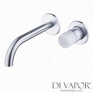 Better Bathrooms BeBa_27714 Wall Mounted Chrome Basin Mixer Tap with Marble Handle - Lorano Spare Parts
