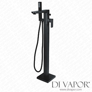 Better Bathrooms BeBa_27754 Black Freestanding Bath Filler Shower Mixer Tap - Zana Spare Parts