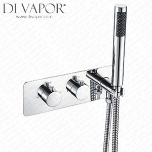 Better Bathrooms BeBa_27755 Flow Round Thermostatic Concealed Shower Valve with Handset - 2 Outlet Spare Parts