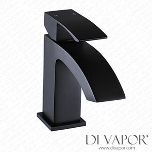 Better Bathrooms BeBa_27758 Black Cloakroom Mono Basin Mixer Tap - Wave Spare Parts