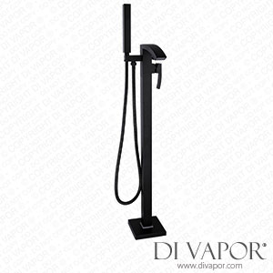 Better Bathrooms BeBa_27764 Black Freestanding Bath Shower Mixer Tap - Wave Spare Parts