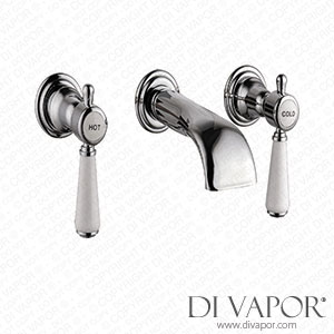 Better Bathrooms BeBa_27769 Wall Mounted Chrome Basin Mixer Tap - Helston Spare Parts