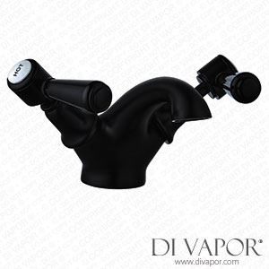 Better Bathrooms BeBa_27779 Black Basin Mixer Tap - Helston Spare Parts