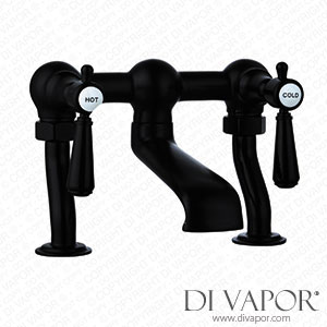Better Bathrooms BeBa_27782 Black Bath Mixer Tap - Helston Spare Parts