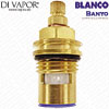Blanco Banyo Tap Valve Cartridge - Cold 1/2", 20 Spline, 1/4 Turn - Compatible Cartridge