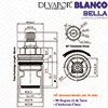 Blanco Bella Tap Valve Cold Cartridge