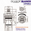 Blanco Opera Hot Tap Valve Insert