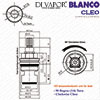 Blanco Cleo BM6100/02TB-AB Cold Tap Cartridge 