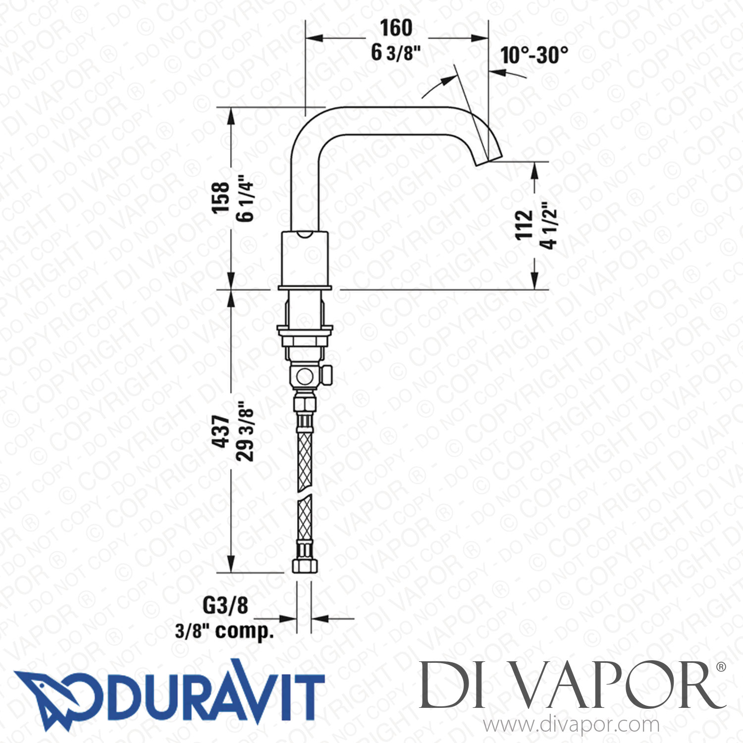 Duravit Widespread Bathroom Faucet (C11060006u10) Spare Parts