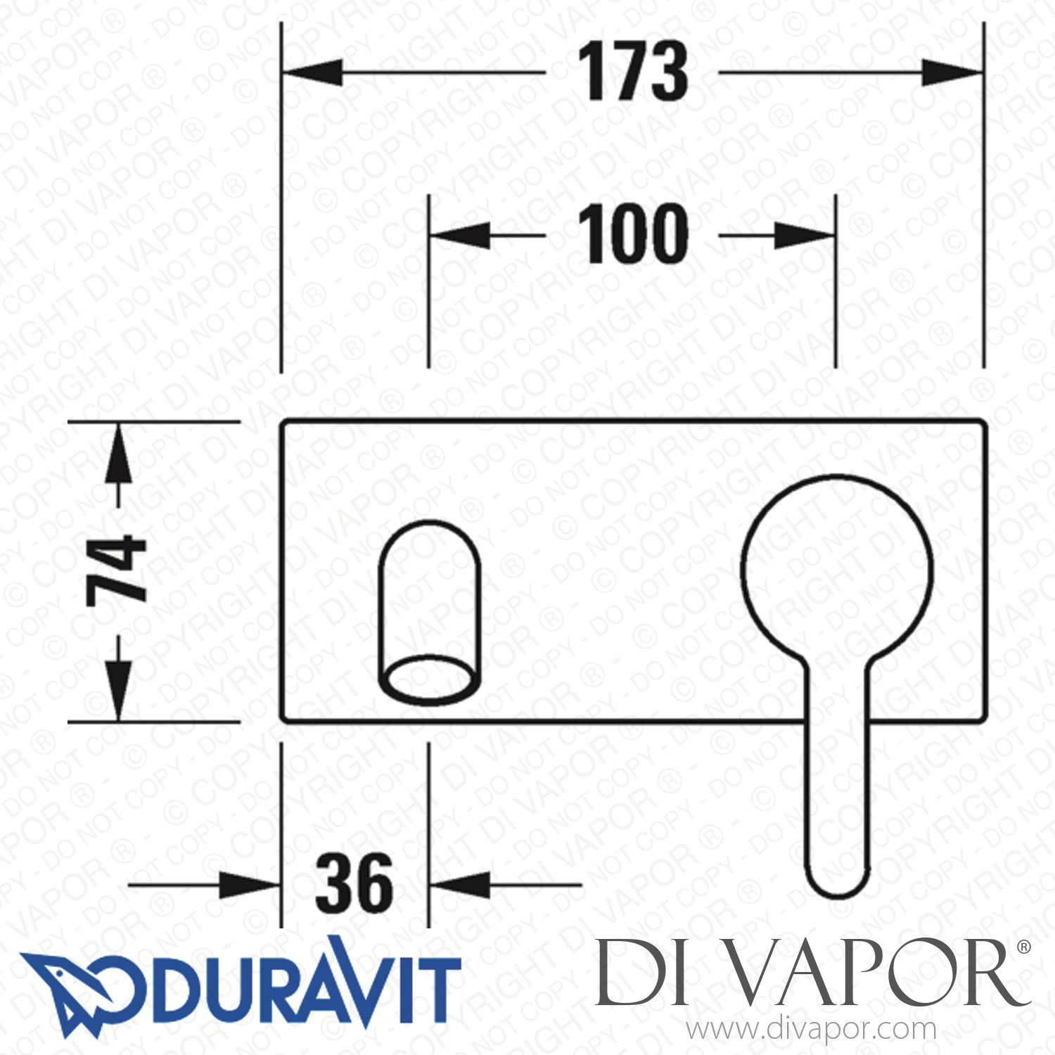 Duravit C.1 Single Lever Basin Mixer for Concealed Installation