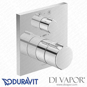 Duravit Thermostatic Shower Trim For Concealed Installation (C14200015U10) Spare Parts