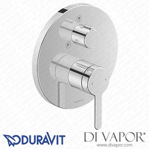 Duravit C.1 Single Lever Shower Mixer for Concealed Installation (C14210012010) Spare Parts