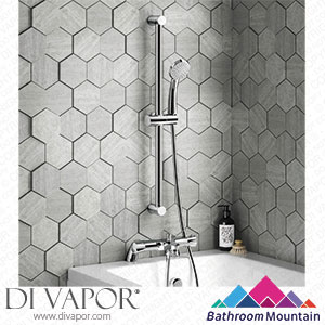 Bathroom Mountain C26007 Lismore Bath Mounted Round Thermostatic Bath Filler Shower Set Spare Parts