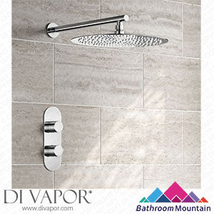 Bathroom Mountain C27016 Ballina Premium Chrome Round Thermostatic Shower Set - 300mm Head Spare Parts