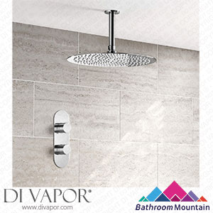 Bathroom Mountain C27017 Ballina Premium Ceiling Chrome Round Thermostatic Shower Set - 300mm Head Spare Parts