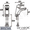 Bristan CAD BAS C Mixer Parts Diagram