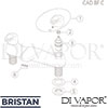 Bristan CAD BF C Cadet Bath Filler Spare Tech Daigram