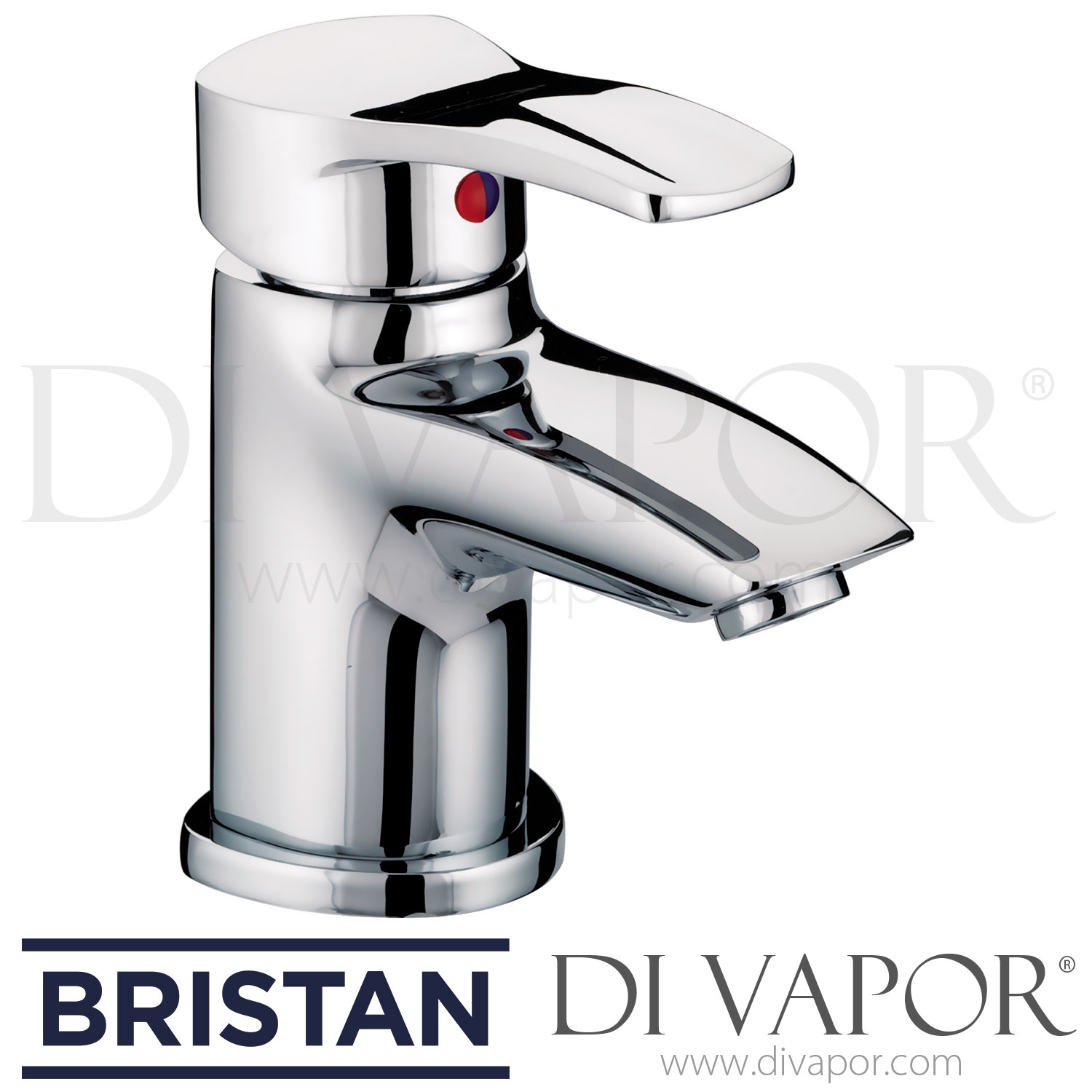 Bristan Capri Eco Basin Mixer With Pop-Up Waste CAP EBAS C