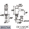 Bristan CAP BID C Mixer Spares Diagram