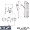 Bristan CAP2 SHXAR C Spare Parts Diagram
