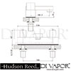 Hudson Reed CAR303 Spare Parts Diagram
