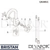 Bristan CAS BAS C Mixer Spare Tech Diagram