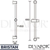 Bristan CAS-RRAIL01-C Spare Parts Diagram