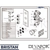 Bristan CAS SHC3DIV C Spare Tech Diagram